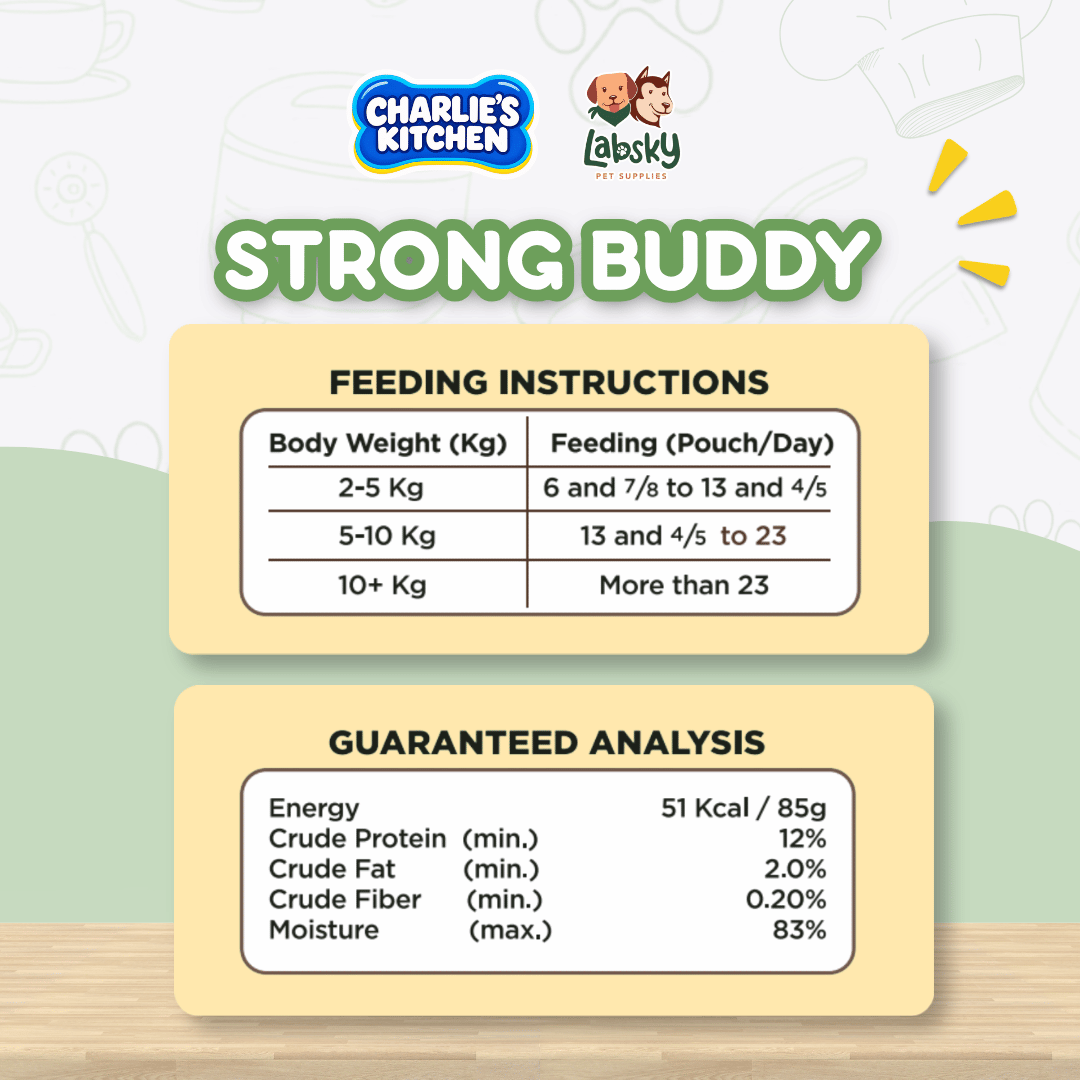 (PER PC) Charlie's Kitchen Strong Buddy Farmhouse Chicken Stew with Pumpkin and Tomato 85g