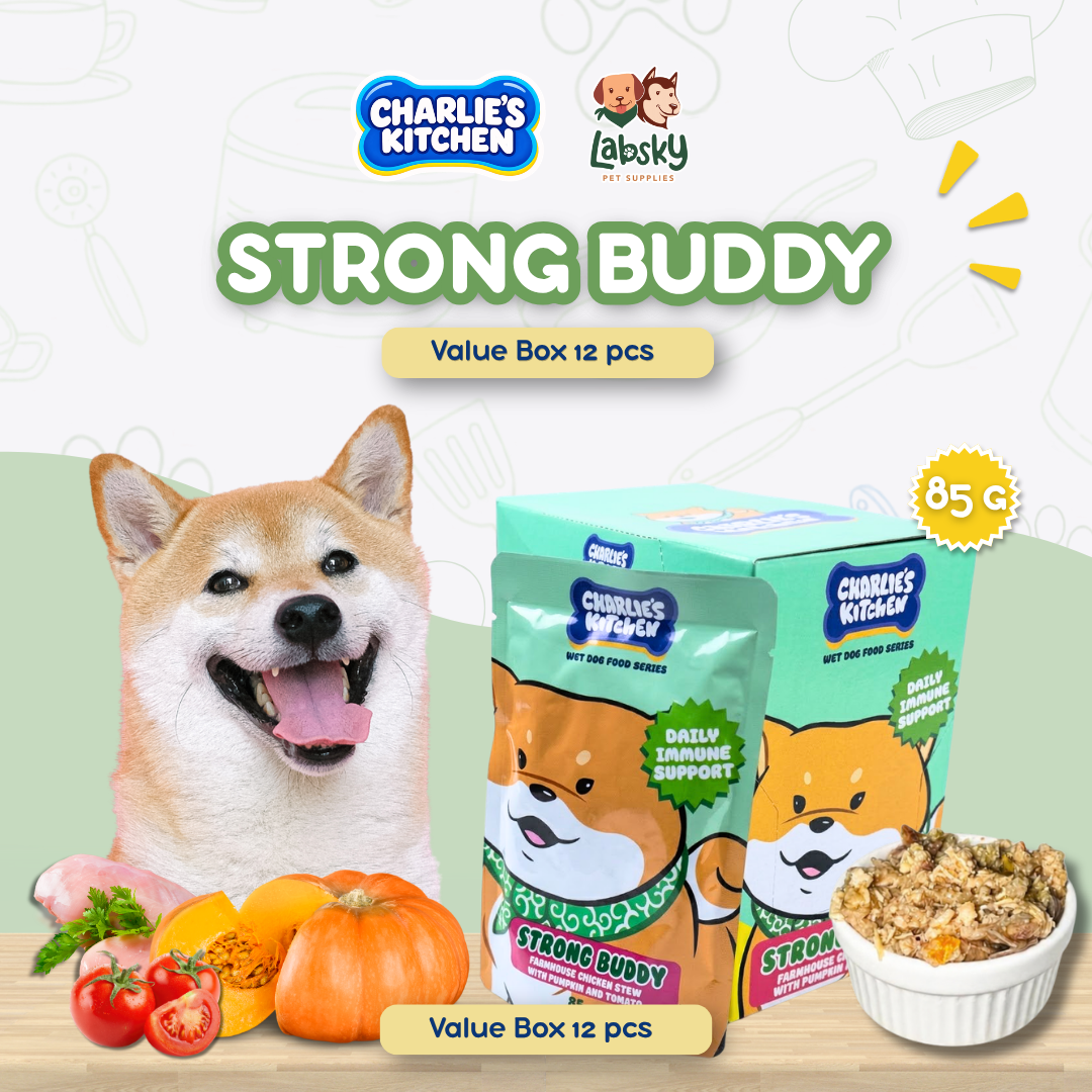 (VALUE BOX) 12pcs Charlie's Kitchen Dog Food 85g