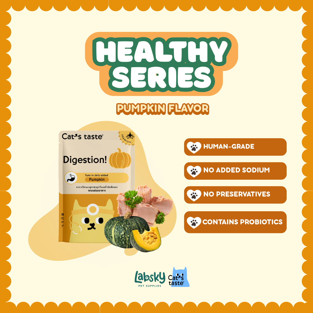 Cat's Taste Healthy Premium Cat Food Skin and Fur Joint Digestion Hairball Flavor 70g pouch (Jelly)