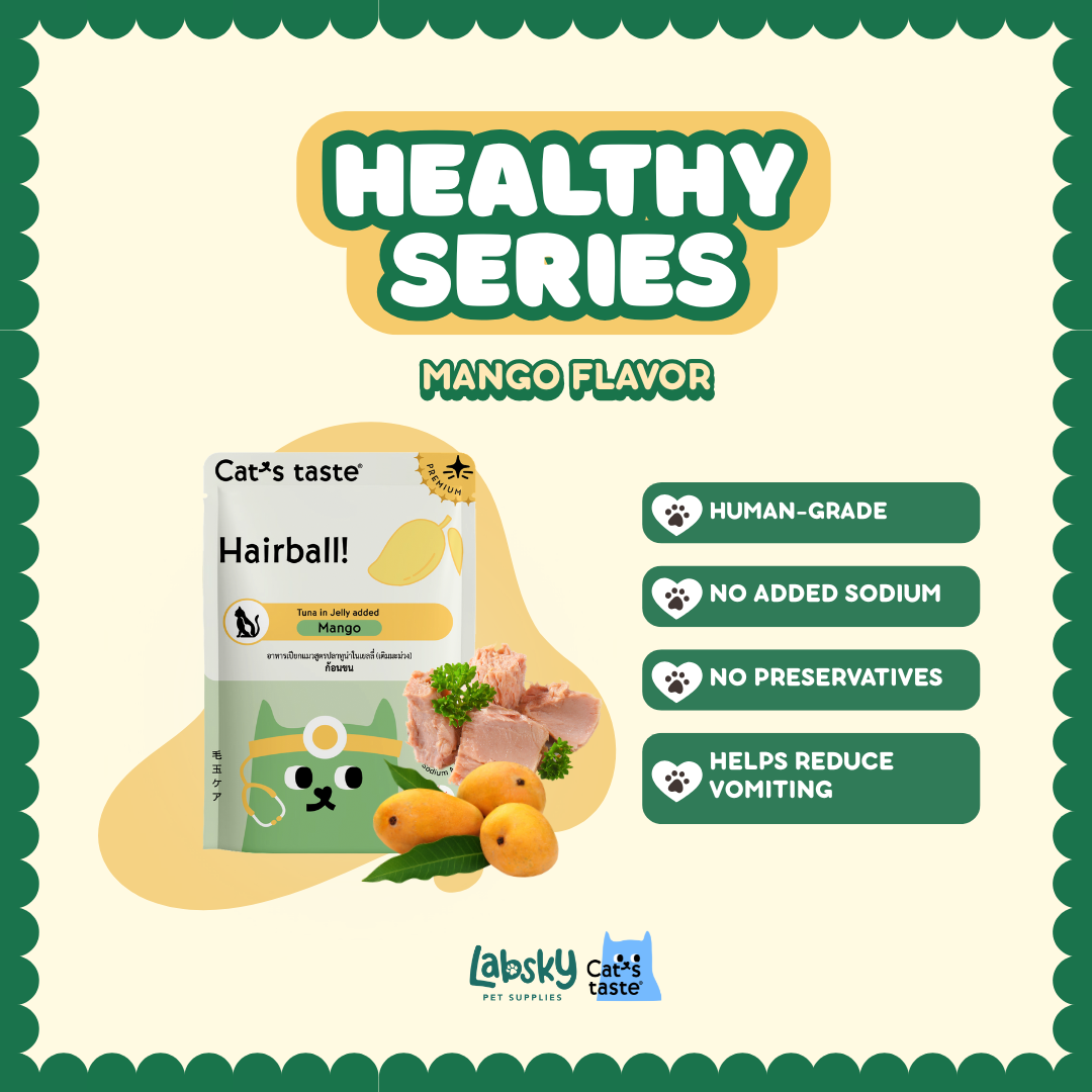 Cat's Taste Healthy Premium Cat Food Skin and Fur Joint Digestion Hairball Flavor 70g pouch (Jelly)