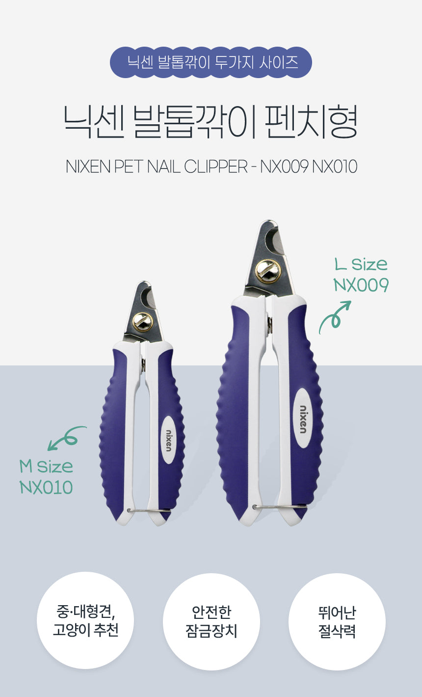 Nixen Pet Nail Clippers (Medium)