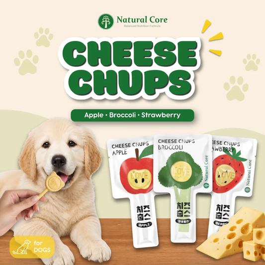 (PER PIECE) Natural Core Cheese Chups Healthy Lollipop Dog Treats Made in Korea
