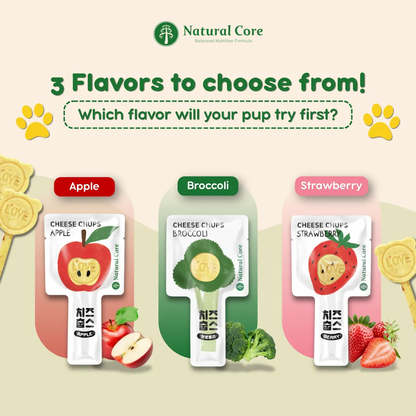 (PER PIECE) Natural Core Cheese Chups Healthy Lollipop Dog Treats Made in Korea