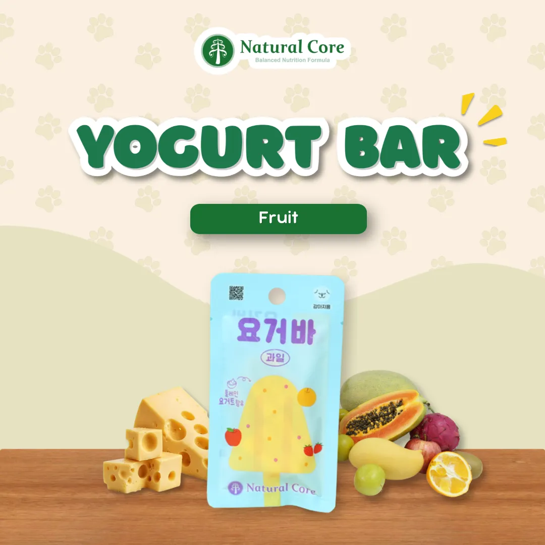(PER PIECE) Natural Core Probiotics Yogurt Bar for All Ages Dogs - Chicken Fruit
