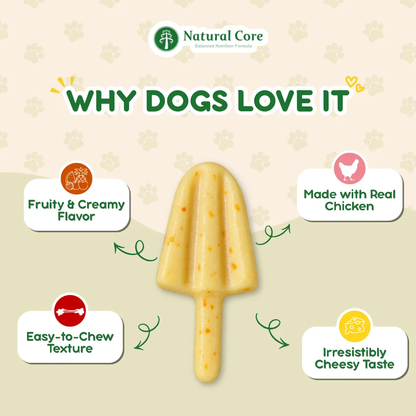 (PER PIECE) Natural Core Probiotics Yogurt Bar for All Ages Dogs - Chicken Fruit
