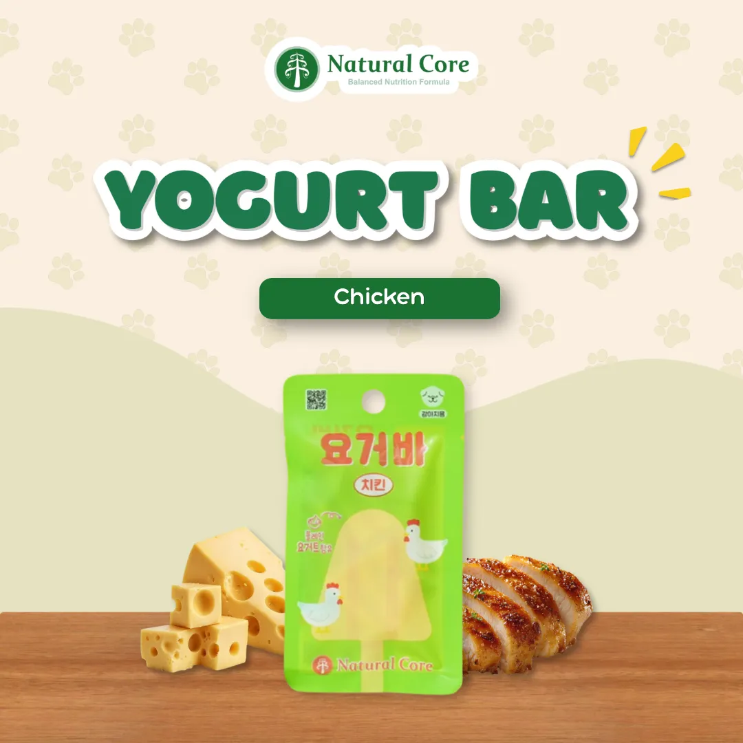 (PER PIECE) Natural Core Probiotics Yogurt Bar for All Ages Dogs - Chicken Fruit