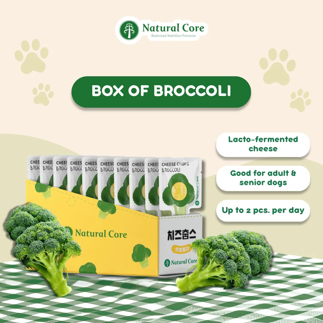 (VALUE BOX) Natural Core 10 pcsCheese Chups Healthy Lollipop Dog Treats Made in Korea