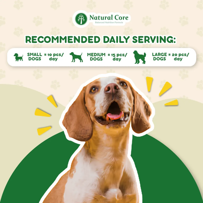 (VALUE BOX) Natural Core 10 pcsCheese Chups Healthy Lollipop Dog Treats Made in Korea