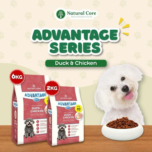 Natural Core Advantage Digest Duck & Chicken Dog Food Denmark Probiotics Made in Korea 2kg 6kg
