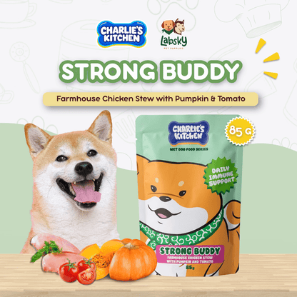 (PER PC) Charlie's Kitchen Strong Buddy Farmhouse Chicken Stew with Pumpkin and Tomato 85g