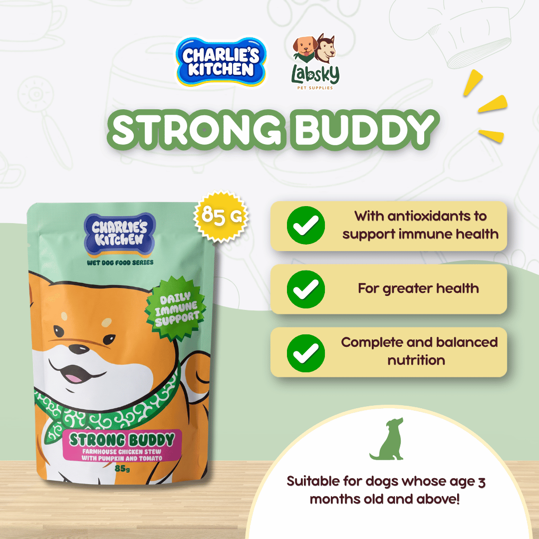 (PER PC) Charlie's Kitchen Strong Buddy Farmhouse Chicken Stew with Pumpkin and Tomato 85g