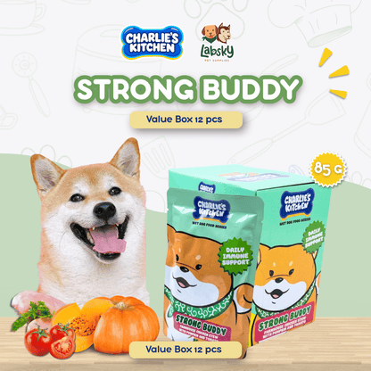 (VALUE BOX) 12pcs Charlie’s Kitchen Gentle Peek A Boo Mighty Munch Strong Buddy