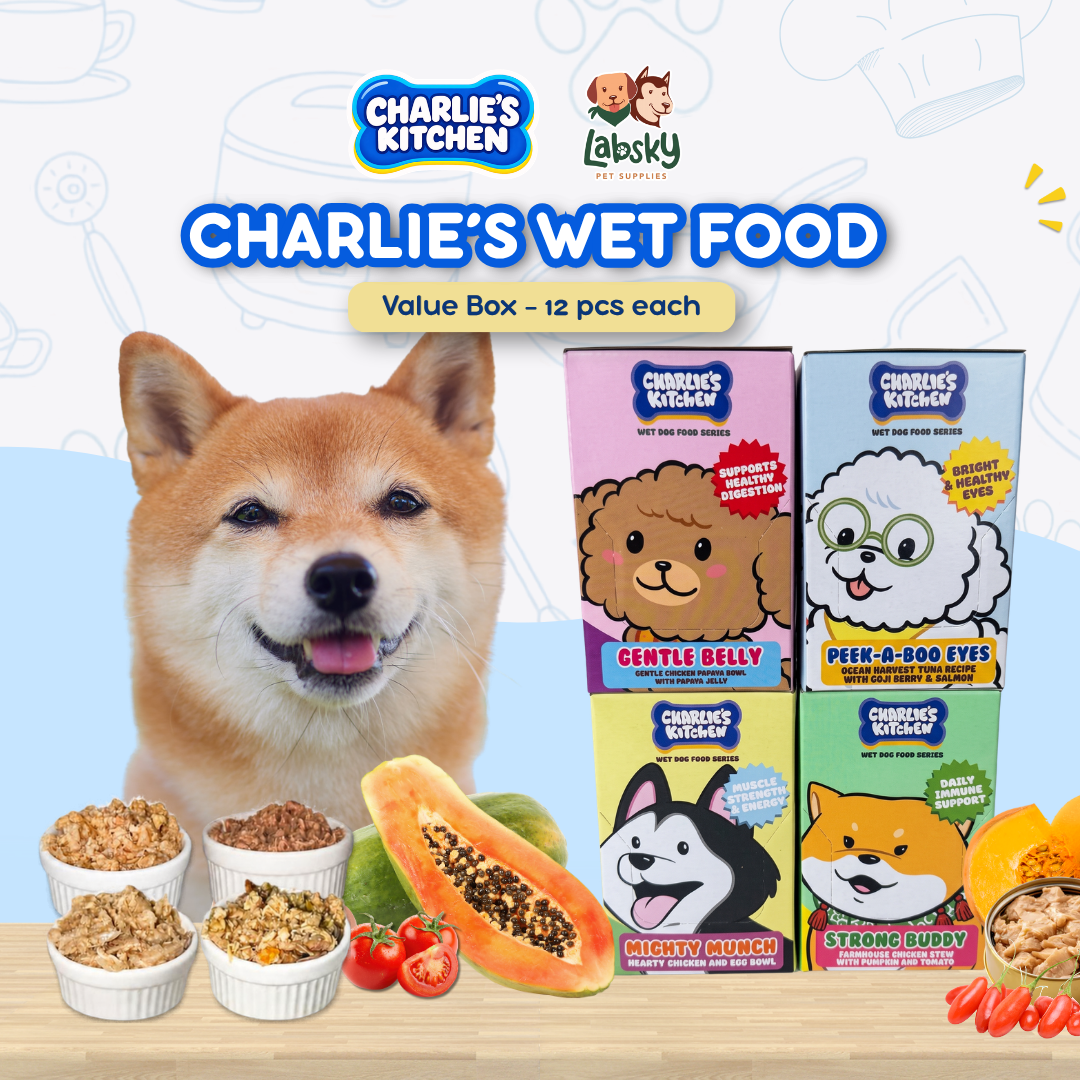 (VALUE BOX) 12pcs Charlie's Kitchen Dog Food 85g
