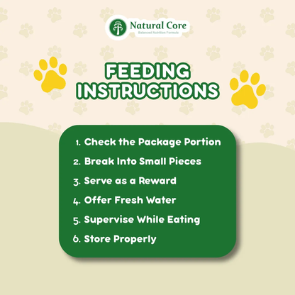 Natural Core Dehydrated Codfish, Duck, Chicken, Scallop Dog and Cat Treats 30g