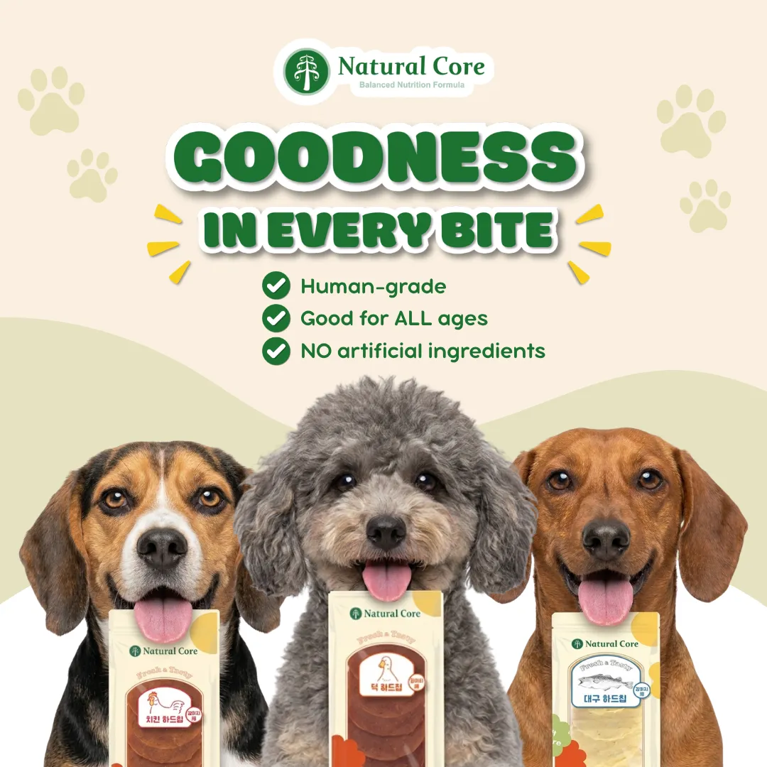Natural Core Dehydrated Codfish, Duck, Chicken, Scallop Dog and Cat Treats 30g