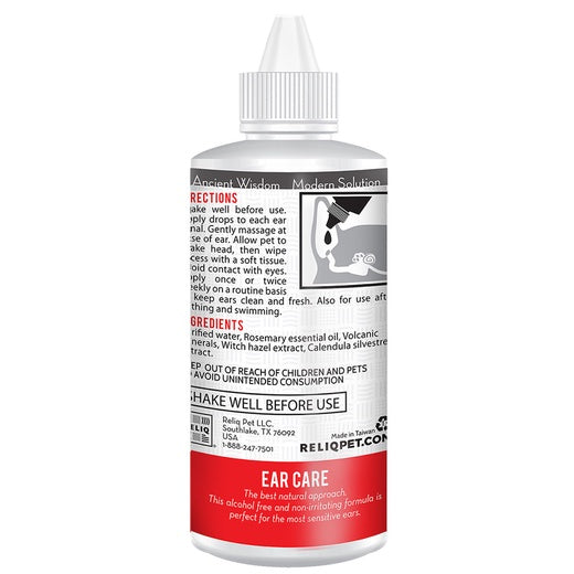 Reliq All Natural Advanced Ear Solution for Dogs and Cats