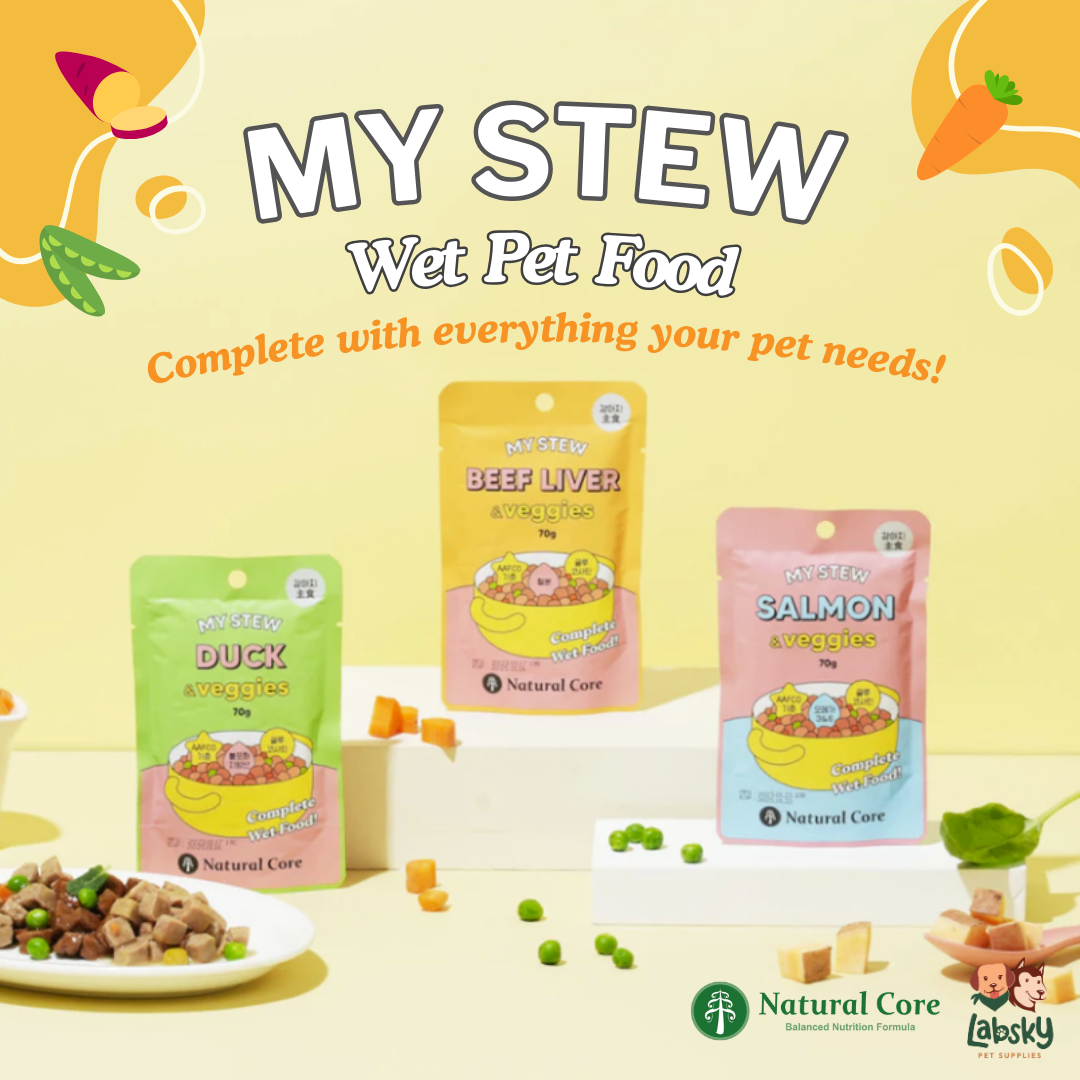 Natural Core My Stew Wet Food Beef, Duck, Salmon, Chicken, Veggies for Dogs 70 g