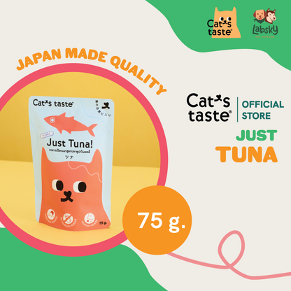 Cat's Taste Premium Wet Cat Food Tuna Chicken Salmon in Gravy 75g pouch