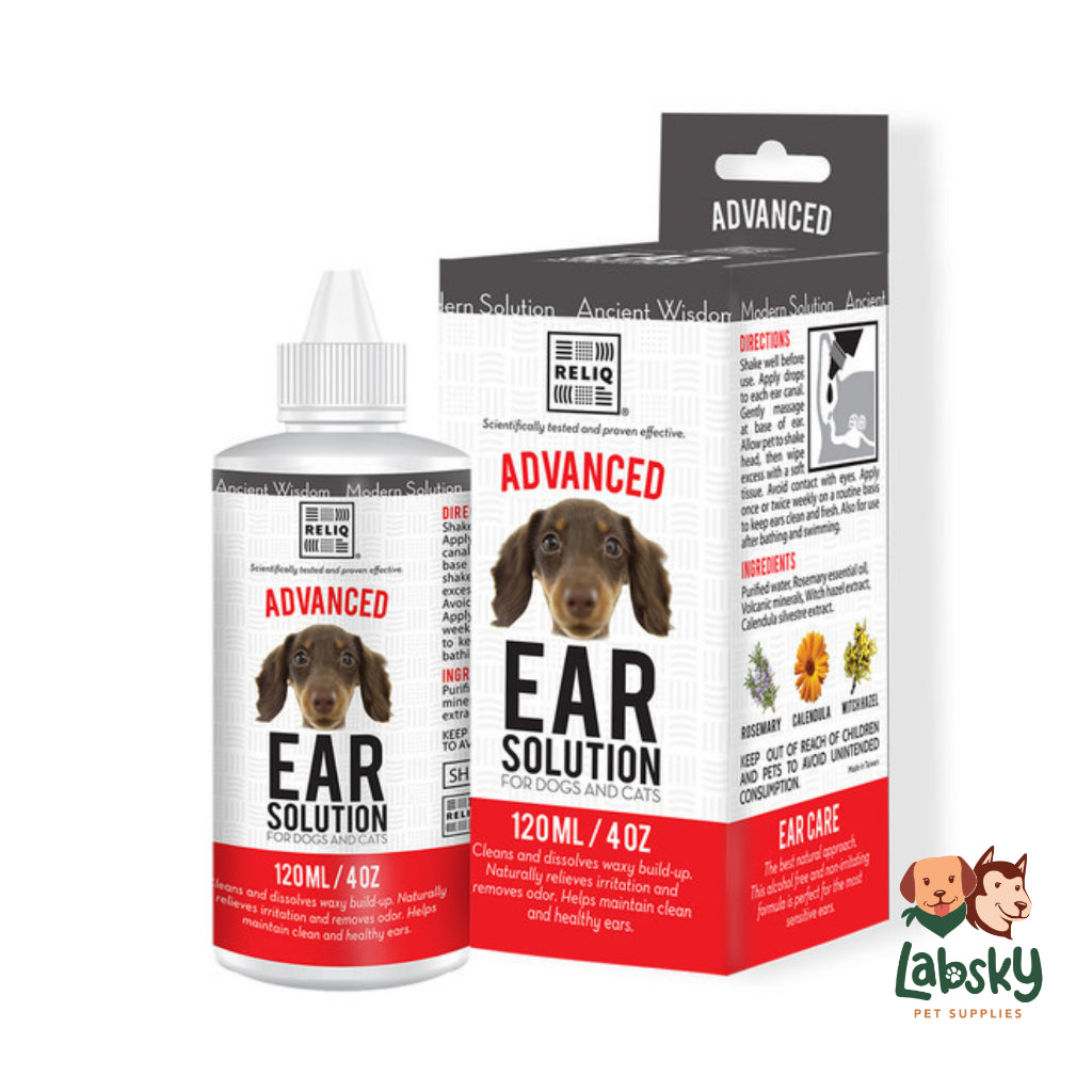 Reliq All Natural Advanced Ear Solution for Dogs and Cats