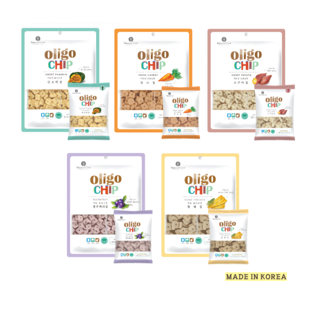 Natural Core Pumpkin Oligochip Healthy Cookie Crispy Bite Size Probiotic Treat for Dogs