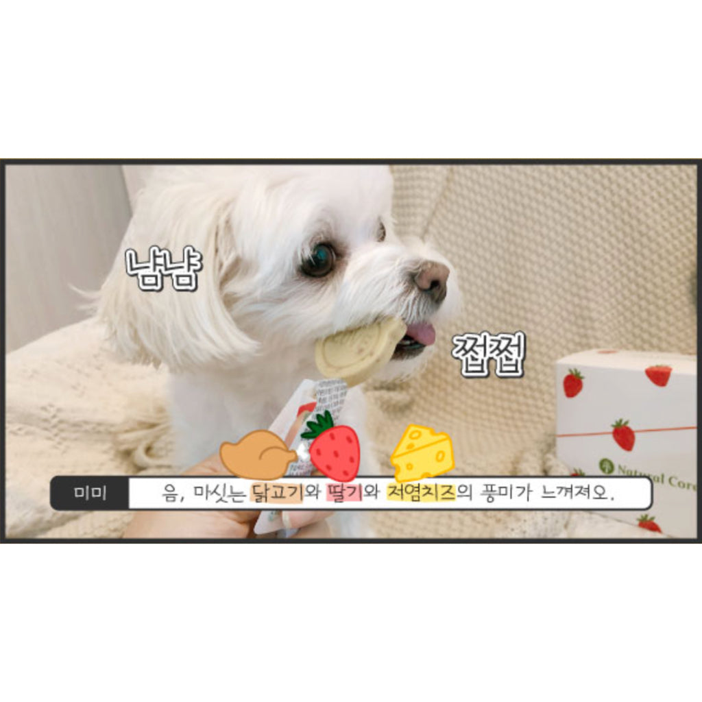 (PER PIECE) Natural Core Cheese Chups Healthy Lollipop Dog Treats Made in Korea