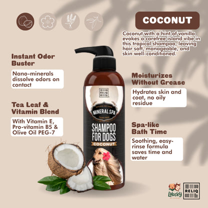 Reliq Mineral Premium Shampoo Conditioner All Natural No Chlorine/Paraben/Alcohol Tear Free 500ml