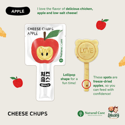 (PER PIECE) Natural Core Cheese Chups Healthy Lollipop Dog Treats Made in Korea