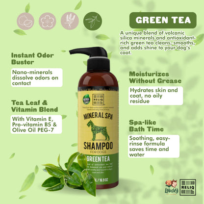 Reliq Mineral Premium Shampoo Conditioner All Natural No Chlorine/Paraben/Alcohol Tear Free 500ml