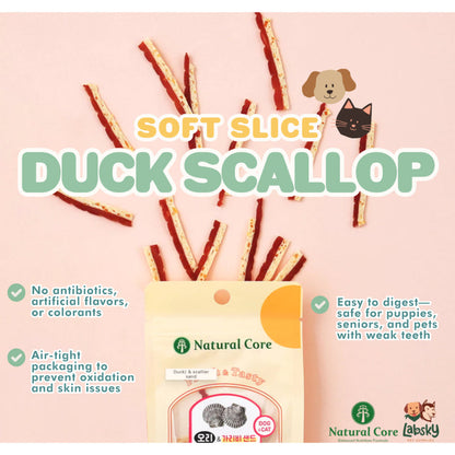 Natural Core Dehydrated Codfish, Duck, Chicken, Scallop Dog and Cat Treats 30g