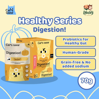 (VALUE BOX) Cat's Taste Healthy Premium Jelly Skin Joint Digestion Hairball Immune Kidney Urinary