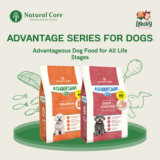 Natural Core Advantage Digest Salmon, Duck & Chicken Dog Food Denmark Probiotics Made in Korea 2kg