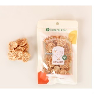 Natural Core Dehydrated Chicken Rice, Duck Slice/Jerky Healthy Treats for Dogs 100g