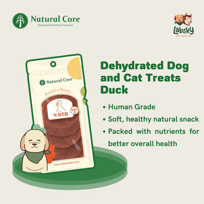 Natural Core Dehydrated Codfish, Duck, Chicken, Scallop Dog and Cat Treats 30g