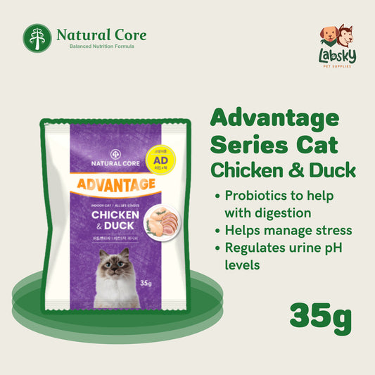 (TRIAL PACK) Natural Core Advantage Digest Chicken & Duck Probiotics Cat Food Made in Korea 35g