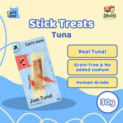 (PER PIECE) Cat's Taste Tasty Stick Cat Treats - Tuna, Scallop, Bonito 30g