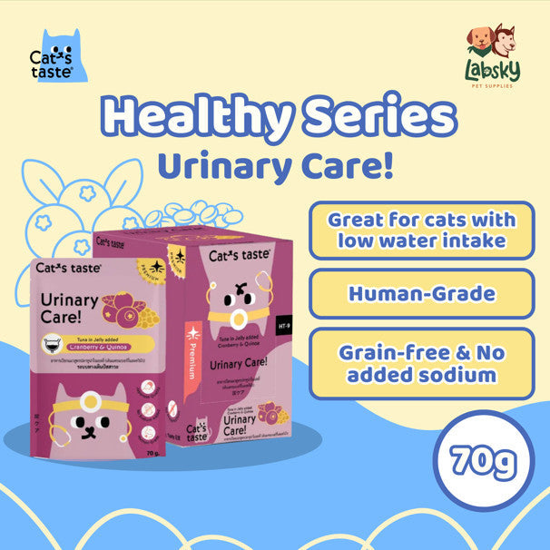 (VALUE BOX) Cat's Taste Healthy Premium Jelly Skin Joint Digestion Hairball Immune Kidney Urinary