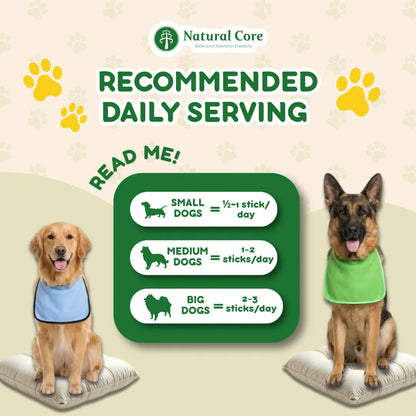 (BUNDLE OF 5) Natural Core Meat Sticks Chicken and Shrimp for Dogs and Cats