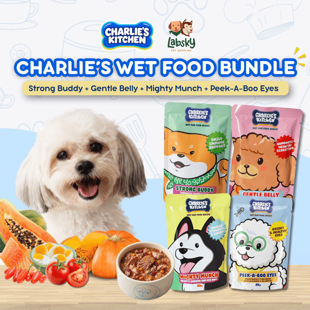(BUNDLE PACK) 4pcs Charlie’s Kitchen Gentle Peek A Boo Mighty Munch Strong Buddy