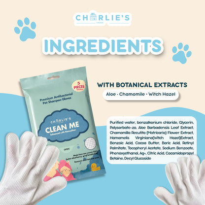 (BUY 2 TAKE 1) Charlie's Market Pet Shampoo Gloves
