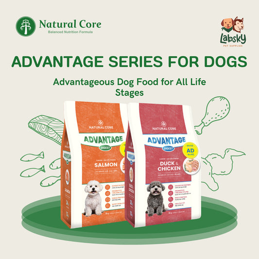 Natural Core Advantage Digest Salmon, Duck & Chicken Dog Food Denmark Probiotics Made in Korea 6kg