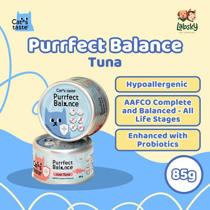 (BUNDLE OF 5) Cat's Taste Hypoallergenic Purrfect Balance Grain-Free Premium Wet Cat Food