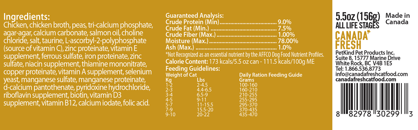 Canada Fresh Cat 156 g