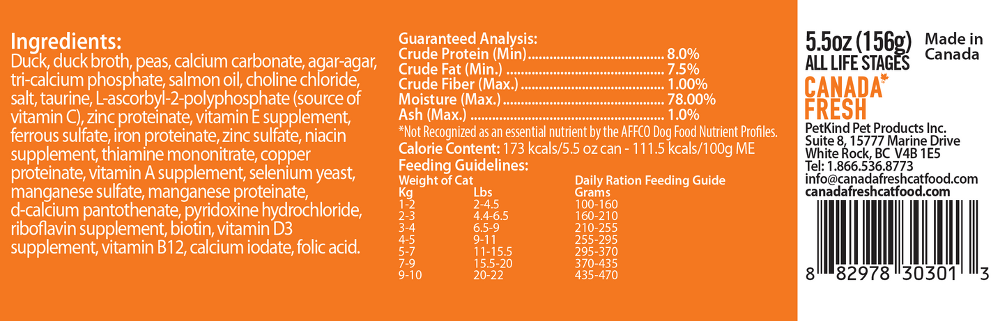 Canada Fresh Cat 156 g