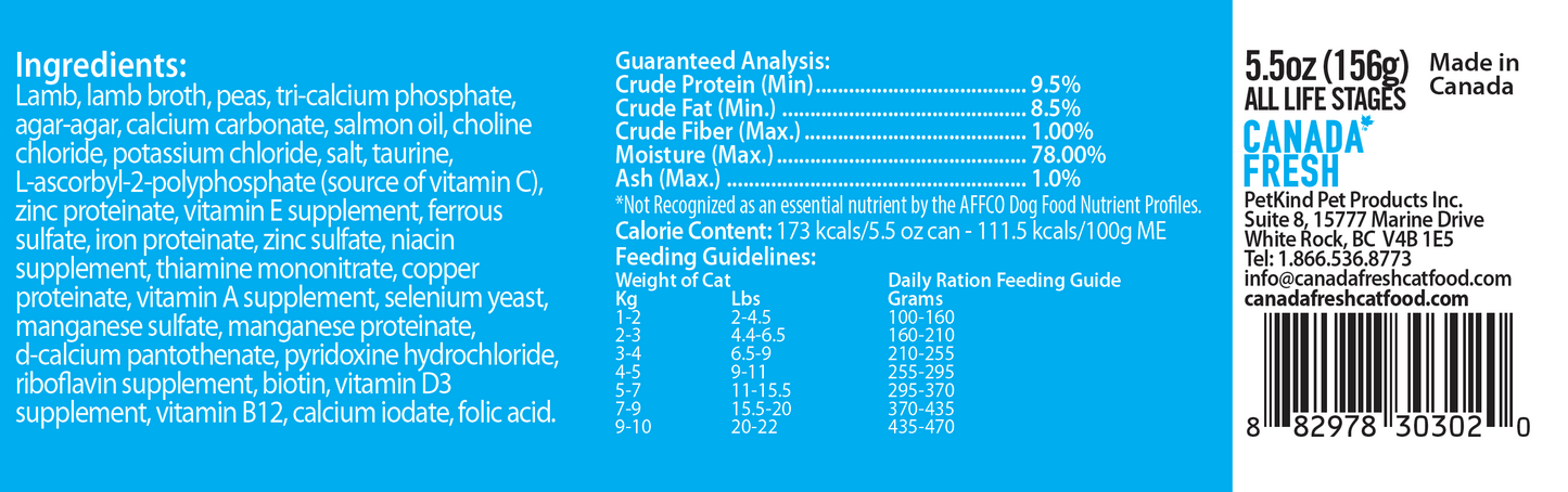 Canada Fresh Cat 156 g